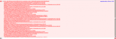 Error 3 / Part1 (It is an error with several lines and it does not fit in a single screenshot)