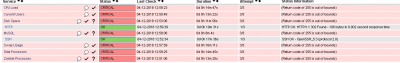 Nagios Core web interface