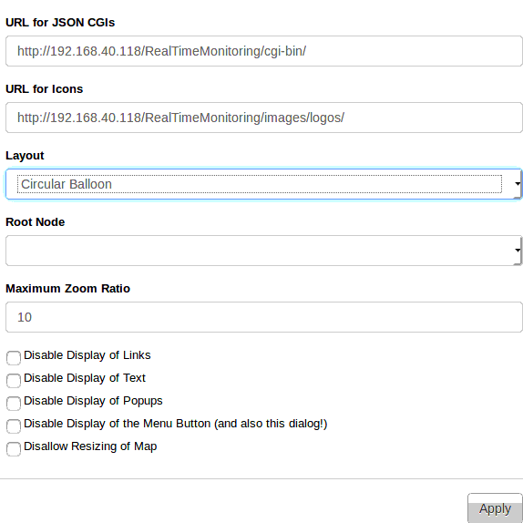 layout option snap