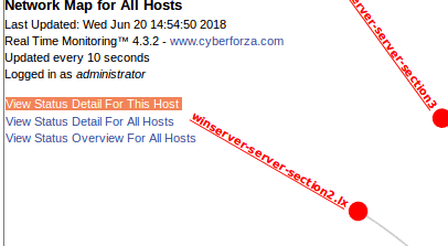 view status details for this host option
