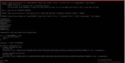 Given script by team