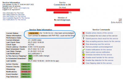 Script output when script is executed from nagios. Not working.