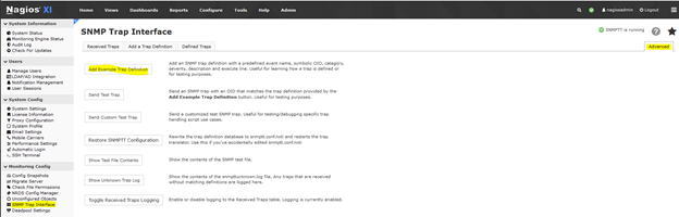 Add Example Trap Definition